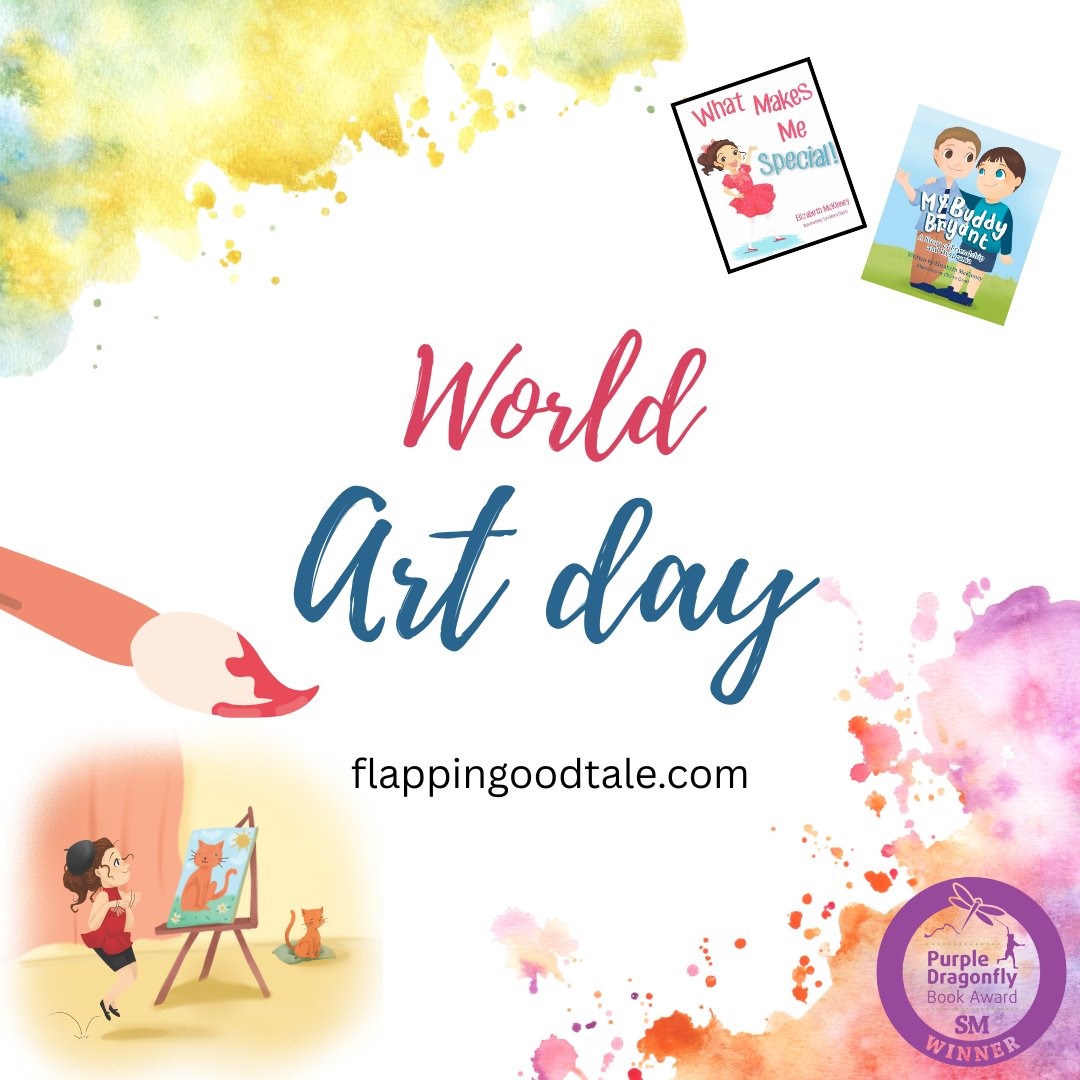 Flappingoodtale's tweet photo. Happy World Art Day!  
https://t.co/9A8kxWE4pW
#WorldArtDay
#Neurodiversity
#Sensory
#Dyspraxia
#DCD https://t.co/kWGudDKJ5v