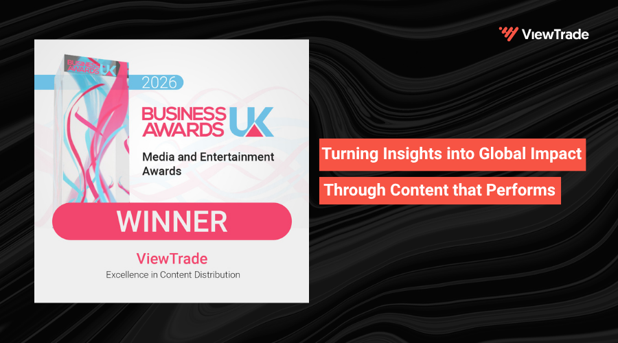 viewtrade's tweet photo. Proud moment for #ViewTrade 🏆
Winner – Excellence in Content Distribution at the @bawardsuk 2026 (Media &amp; Entertainment Awards).
A sincere thank you to all our internal stakeholders whose expertise made this possible.
🔗 https://t.co/b3J3x05bPQ https://t.co/s2MSzN1Twx