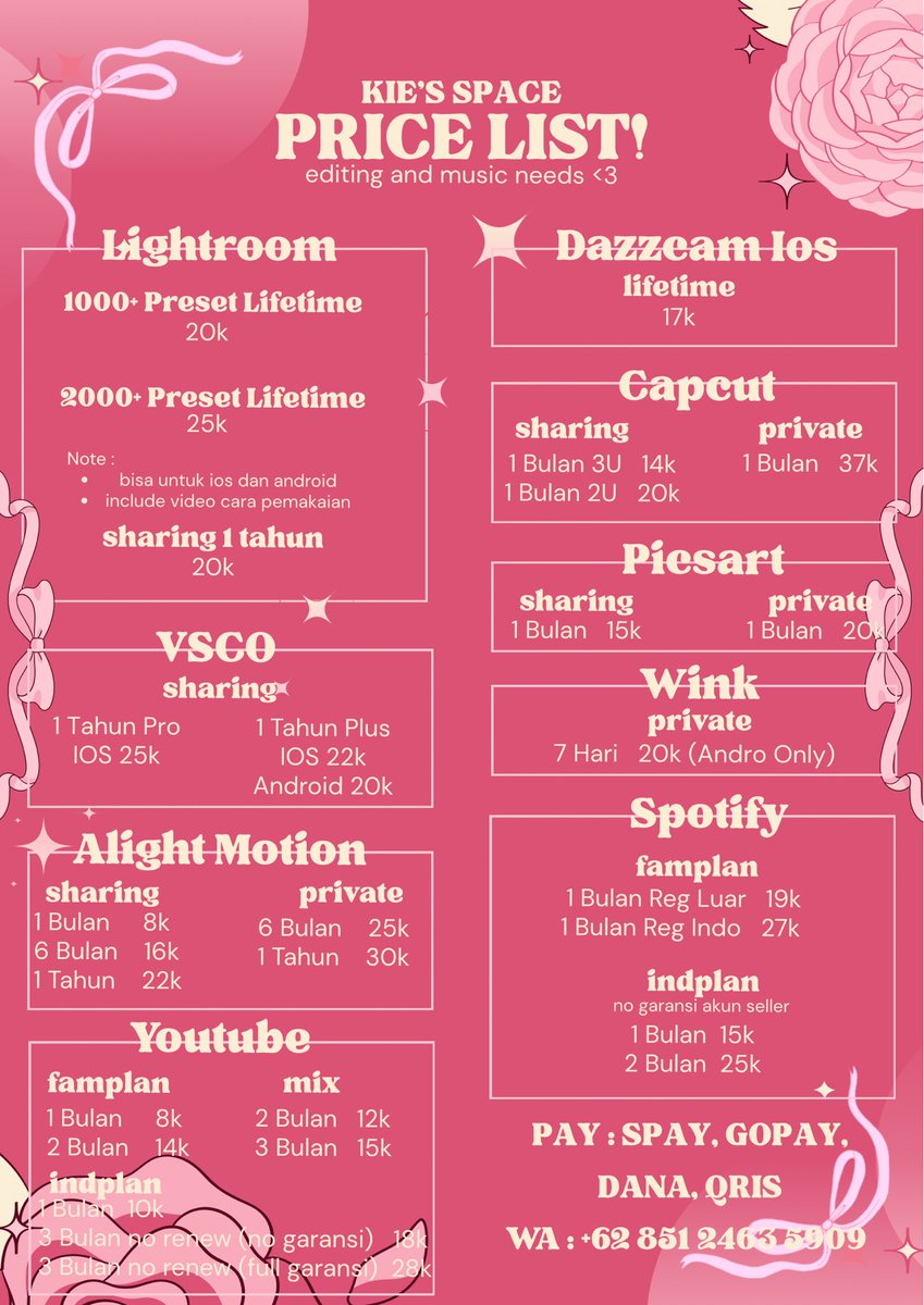 kie jualan ⋆˚࿔ | fsr on wa tweet media