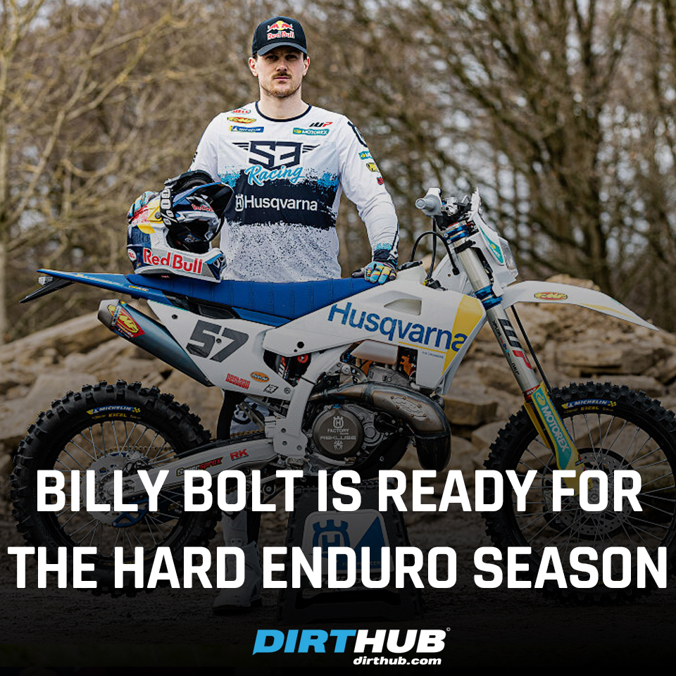 dirthubuk's tweet image. ⚡ New Dad, Billy Bolt, is refreshed, fit &amp;amp; ready for the 2026 Hard Enduro World Champs, which begins this weekend...

👀 Ready the full story &amp;amp; see his 2026 set up 👉 dirthub.co.uk/billy-bolt-ful…

#hardenduro #extremeenduro #enduro #endurohub #dirthubuk