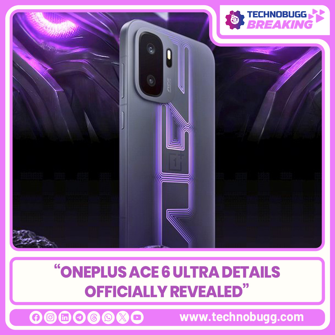 akhiljoseph's tweet image. OnePlus Ace 6 Ultra Details Officially Revealed

Read more : technobugg.com/oneplus-ace-6-…

#OnePlus #OnePlusAce6Ultra #Breaking #Technobugg #technews