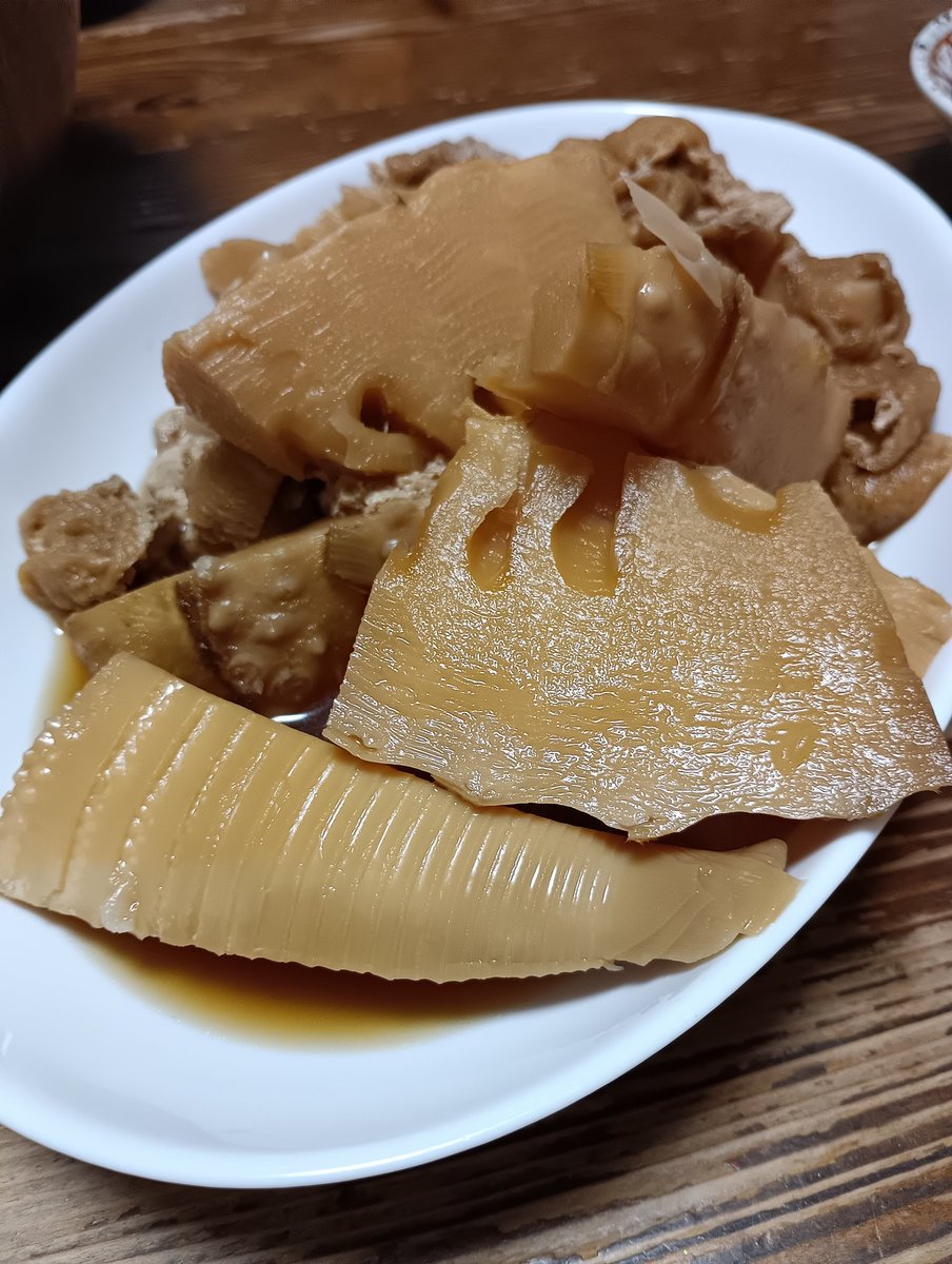 BK07115472's tweet photo. 竹の子と油揚げの田舎煮🤗 https://t.co/G0JLqoJZDP
