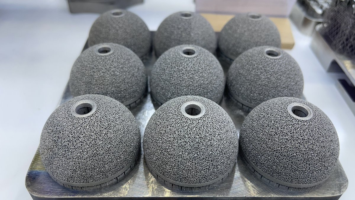 CorePrint_SZ's tweet image. 3D printed porous titanium alloy (or porous tantalum) acetabular cup is one of the key components in total hip replacement surgery, and it can now be manufactured via 3D printing as well.#CorePrint #3D #Printing #services
