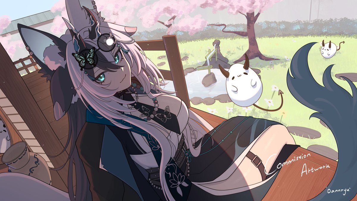 DannryuDan's tweet photo. Commission artwork for 
@/MimoryVT 🔵⚫️

tysm!~ :>  

#CommissionedArt #VGenComm #artmoots https://t.co/j3WqqvkJqB