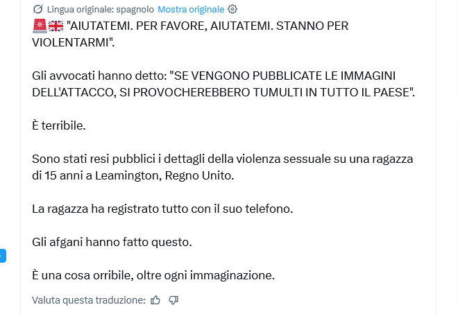 L'inghilterra è diventata un inferno in terra.
Il progetto di come faranno cadere la nostra civilta...