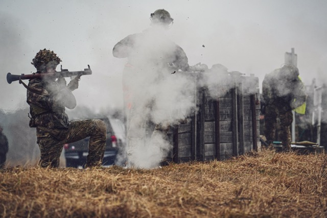 Garrisoned ๐ฉ๐ช๐ฑ๐น Members of the 45th Armoured Brigade garrisoned in Lithuania ...