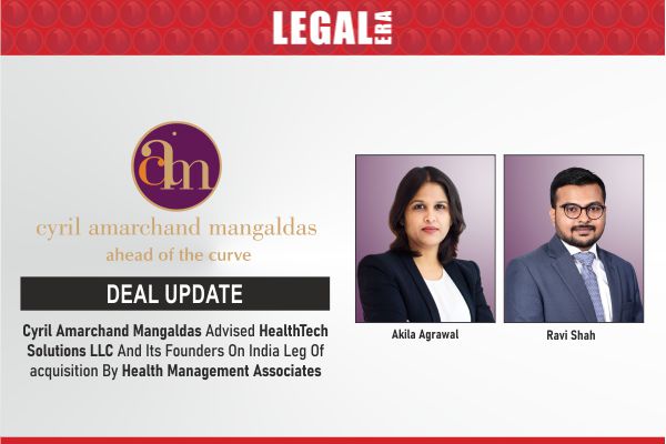 LegalEraGlobal's tweet image. Cyril Amarchand Mangaldas Advised HealthTech Solutions LLC And Its Founders On India Leg Of acquisition By Health Management Associates

Link to read full News:  legaleraonline.com/deal-street/cy…

#LegalEra #LegalUpdates #CyrilAmarchandMangaldas