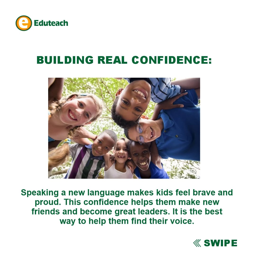 Eduteachng's tweet photo. A second language is more than a skill. It builds confidence, sharpens thinking, and opens global opportunities.

Start your child early with structured language learning.

📲 0708 422 3799

#Eduteach #LanguageLearning #BilingualKids #FutureSkills #ParentsNG https://t.co/ZeSweYDNCM
