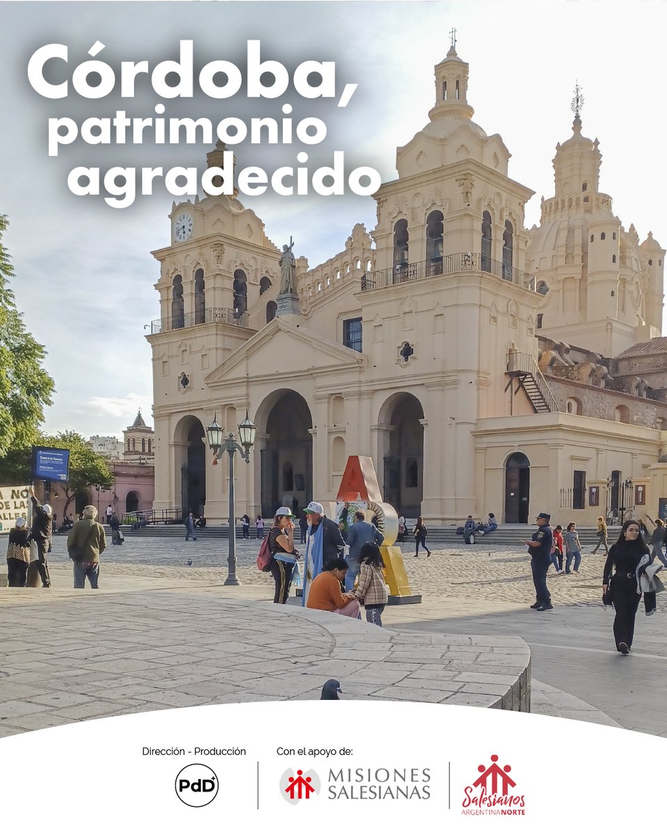 MSalesianas's tweet photo. Vuelve a ver el capítulo de @PueblodeDiostve🎥 ‘Córdoba, patrimonio agradecido’, que nos lleva a una ciudad patrimonio UNESCO 🏛️
Allí, la formación salesiana sigue más viva que nunca 🎓🤝
👉 Ver aquí: [https://t.co/t3AUyyf1nR
#PuebloDeDios #MisionesSalesianas https://t.co/H3QmXzE4bJ