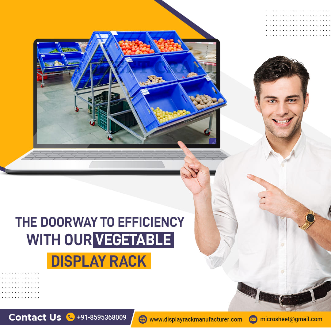 MicroSheetCraft's tweet image. Step into efficiency with our vegetable display rack!🍅🥕

📲+91 8595368009
🌐displayrackmanufacturer.com
📧 microsheet@gmail.com

#Fresh #Organized #Innovative #Compact #Stylish #Durable #SpaceSaver #Practical #Sustainable #Versatile #Efficient #Modern #Convenient #Showcase #Quality