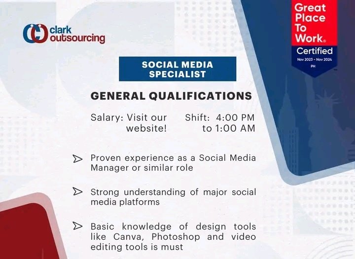 MrCharlesky's tweet image. HIRING!!

These roles are up for hire:
1. Virtual Assistant(2)
2. Customer Service Rep(2)
3. Graphic &amp;amp; Video Editors(2): $10/hr
4. Data Entry(2): $12/hr
5. Social Media Manager(2): $12/hr
6. Copywriter
7. Annotator
8. Data Analyst

📍Remote

Interested? Or know anyone interested?