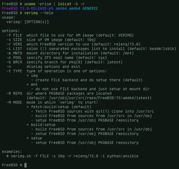 vermaden's tweet image. New 𝗙𝗿𝗲𝗲𝗕𝗦𝗗 𝗜𝗺𝗮𝗴𝗲 𝗕𝘂𝗶𝗹𝗱𝗲𝗿/𝗜𝗻𝘀𝘁𝗮𝗹𝗹𝗲𝗿 𝘃𝗲𝗿𝗶𝗺𝗴(𝟴) 𝗧𝗼𝗼𝗹 [FreeBSD Image Builder/Installer verimg(8) Tool] article on vermaden.wordpress.com blog.

vermaden.wordpress.com/2026/04/15/fre…

#verblog #freebsd #image #vmimage #build #install #unattended #automation