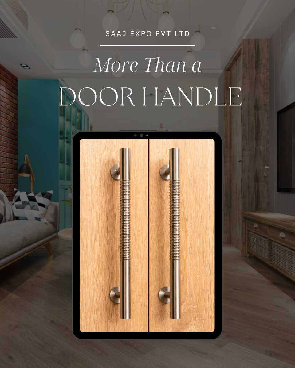 SaajUniversal's tweet photo. We don’t just make handles.
We create silent witnesses to your journey.
A handle doesn’t just open doors…
it remembers who you were,
and stands with who you’ve become.
#MoreThanAHandle #BuiltWithEmotion #SaajExpo #StoriesInSteel https://t.co/S5zgiQ3vHm