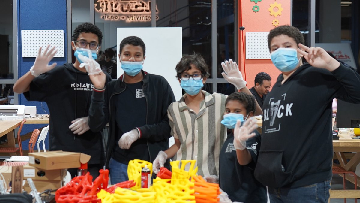 Creativity oasis | واحة الابتكـار tweet media