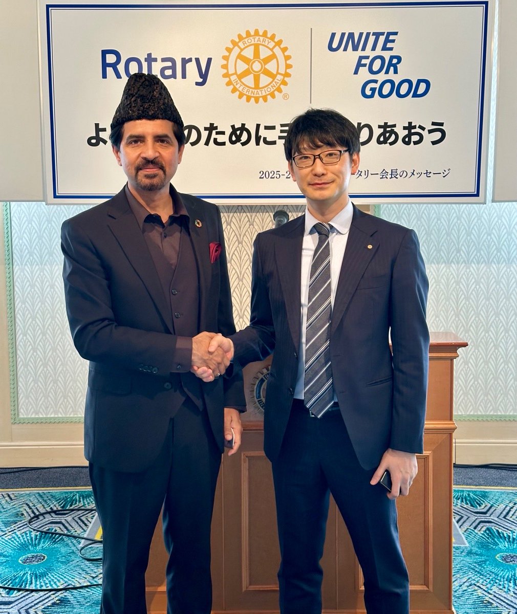 amjJapan's tweet image. An #Ahmadiyya delegation attended the #Rotary “UNITE FOR GOOD” program held at the Nagoya Marriott Associa Hotel 🇯🇵

We appreciated their efforts for #unity and service, and it was wonderful to see their positive response after hearing the teachings of #IslamAhmadiyyat 🤲