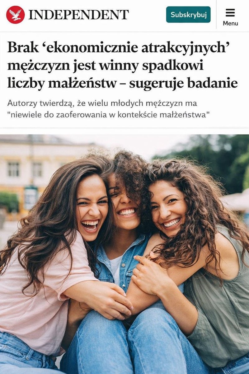 Badania sugerują, że mężczyźni by mieć małżonkę muszą lepiej zarabiać. Cóż, równość równością, feminizm feminizmem, a kobiety trzymają się dalej tradycyjnych, patriarchalnych standardów. Oczywiście tylko tych  skierowanych wobec mężczyzn.