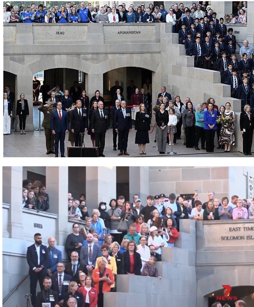 Rimmesfk's tweet photo. Prince Harry today at the War Memorial.
#PrinceHarryandMeghanAustralia 
#PrinceHarry 
#GoodKingHarry 
#InvictusGames 
#InvictusAus https://t.co/PAfpkVyB4W