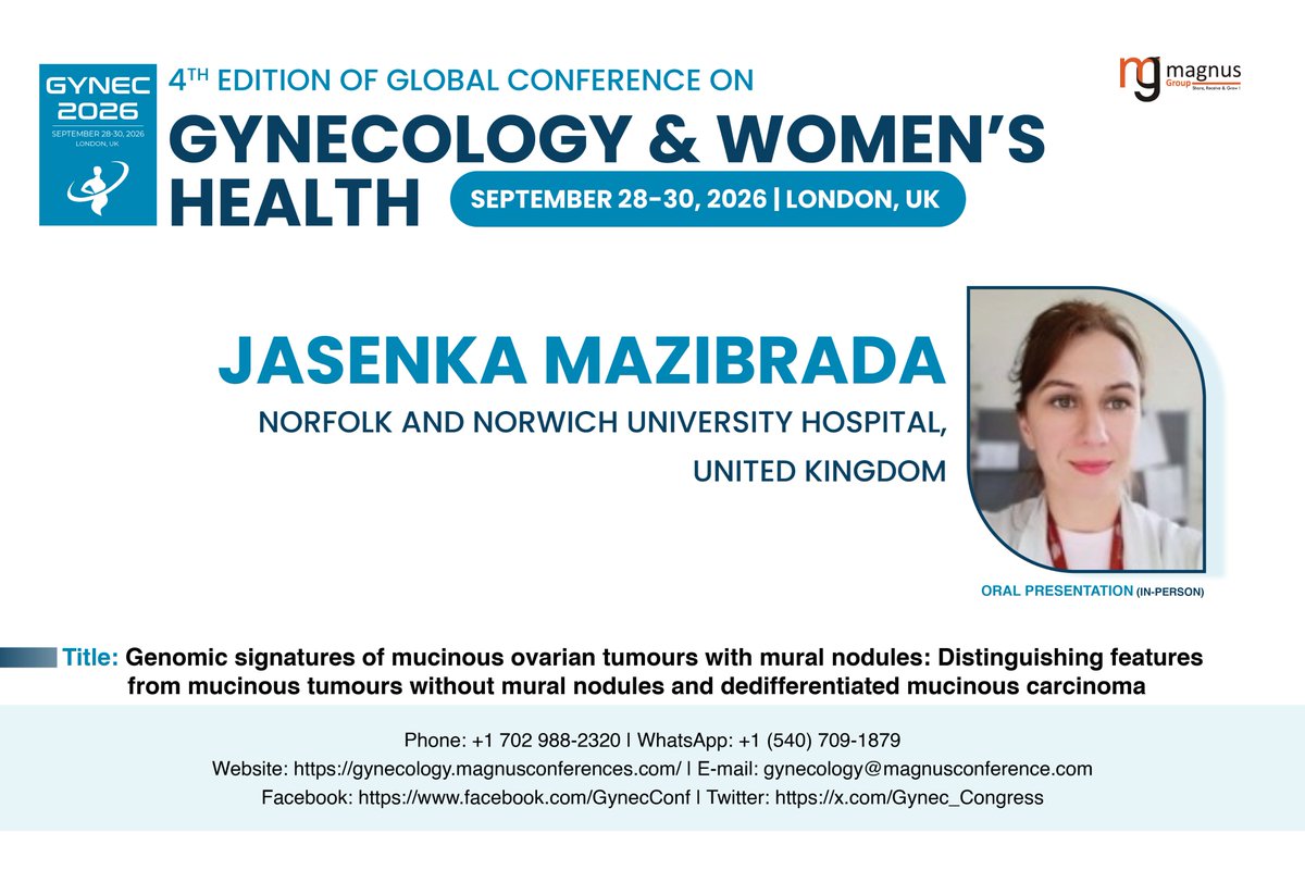 Global Conference on Gynecology & Womens Health tweet media