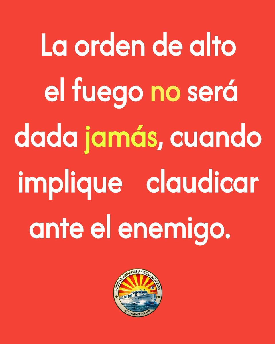 🇨🇺El precio para el agresor que intente apoderarse de Cuba va a ser muy alto y jamás podrán doblegarnos. 
#FARCuba 
#CubaEstáFirme