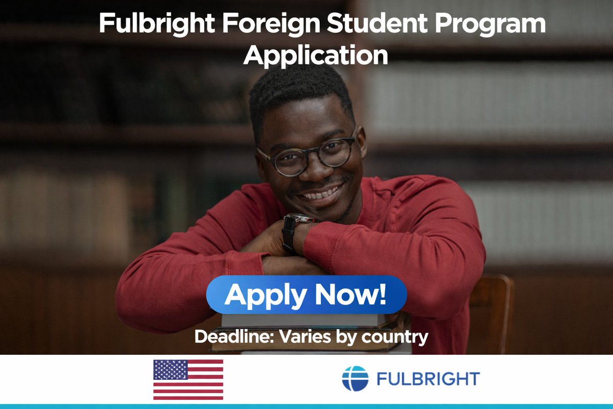 opportunitiesfy's tweet image. 🌍 Fully Funded USA Scholarship 🇺🇸 | Apply for the Fulbright Program (tuition, stipend, flights covered) — Deadline varies by country 👉 wp.me/p23f03-kDX 

#FullyFunded #Fulbright #StudyInUSA