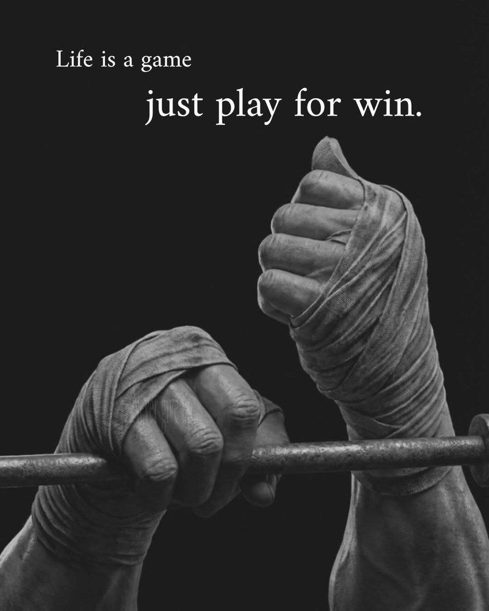 Shra1Dr's tweet image. Life is a game 🎮
Play to win 🏆

No fear 🚫
No excuses ❌
Just action 💪🔥

#PlayToWin #Mindset #Discipline #Focus #Success #Winning #StayHungry