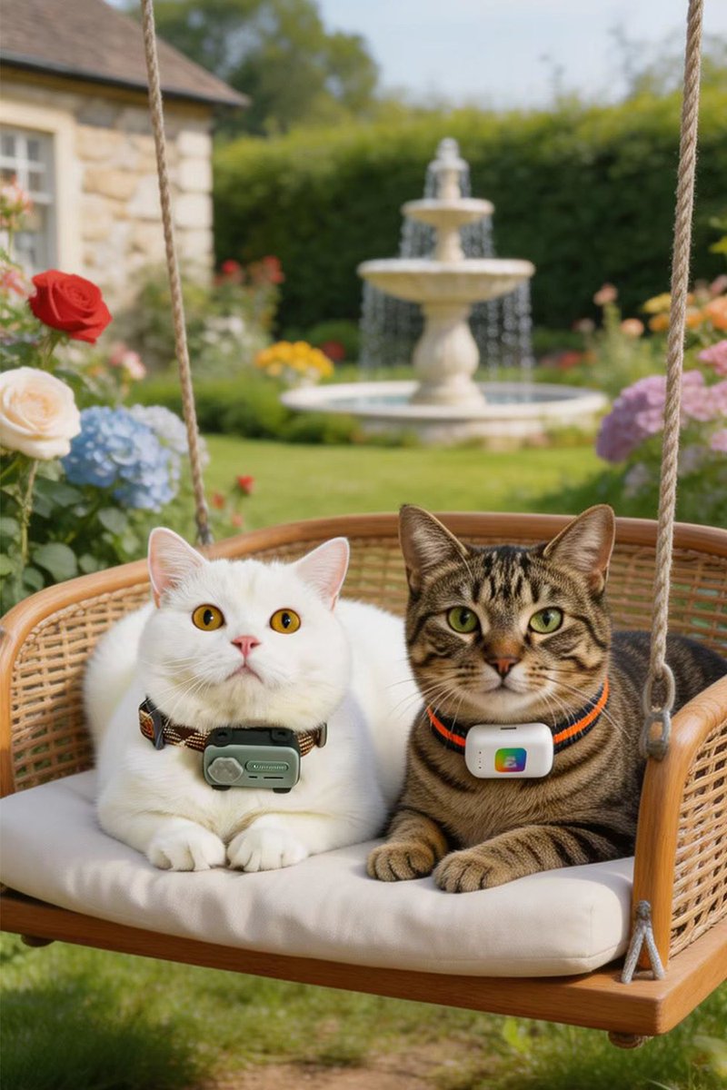 VerdantTrace's tweet image. two cats on a swing somehow made the whole garden look better. 🐱🐱

#verdanttrace #catlife #cats #catduo #gardenvibes #cozyvibes #petlove #dailyjoy