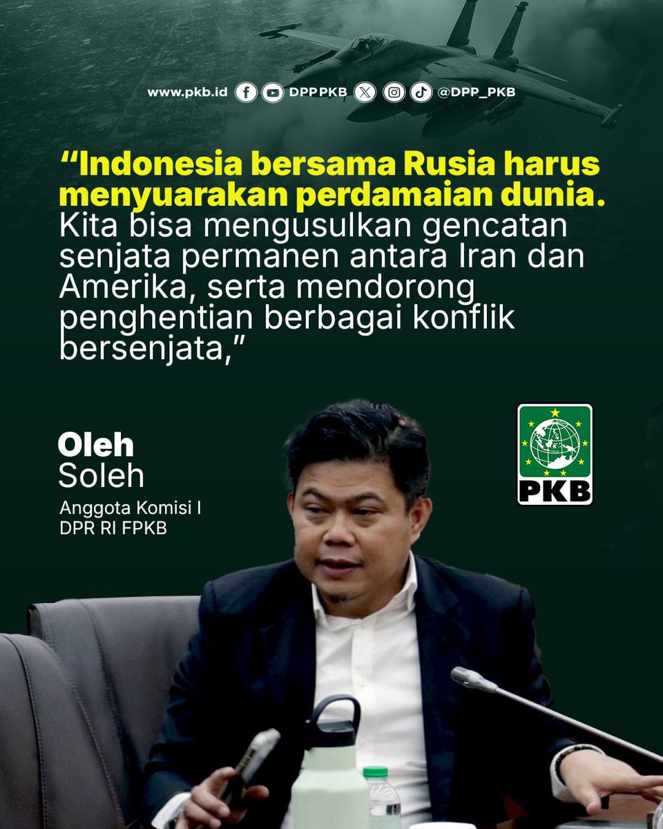 Pertemuan Presiden Prabowo Subianto dengan Vladimir Putin dinilai menjadi momentum penting di tengah situasi global yang memanas. Indonesia menunjukkan peran aktif, tidak hanya sebagai penonton, tetapi turut mendorong terciptanya perdamaian dunia.

Oleh Soleh, Anggota Komisi I