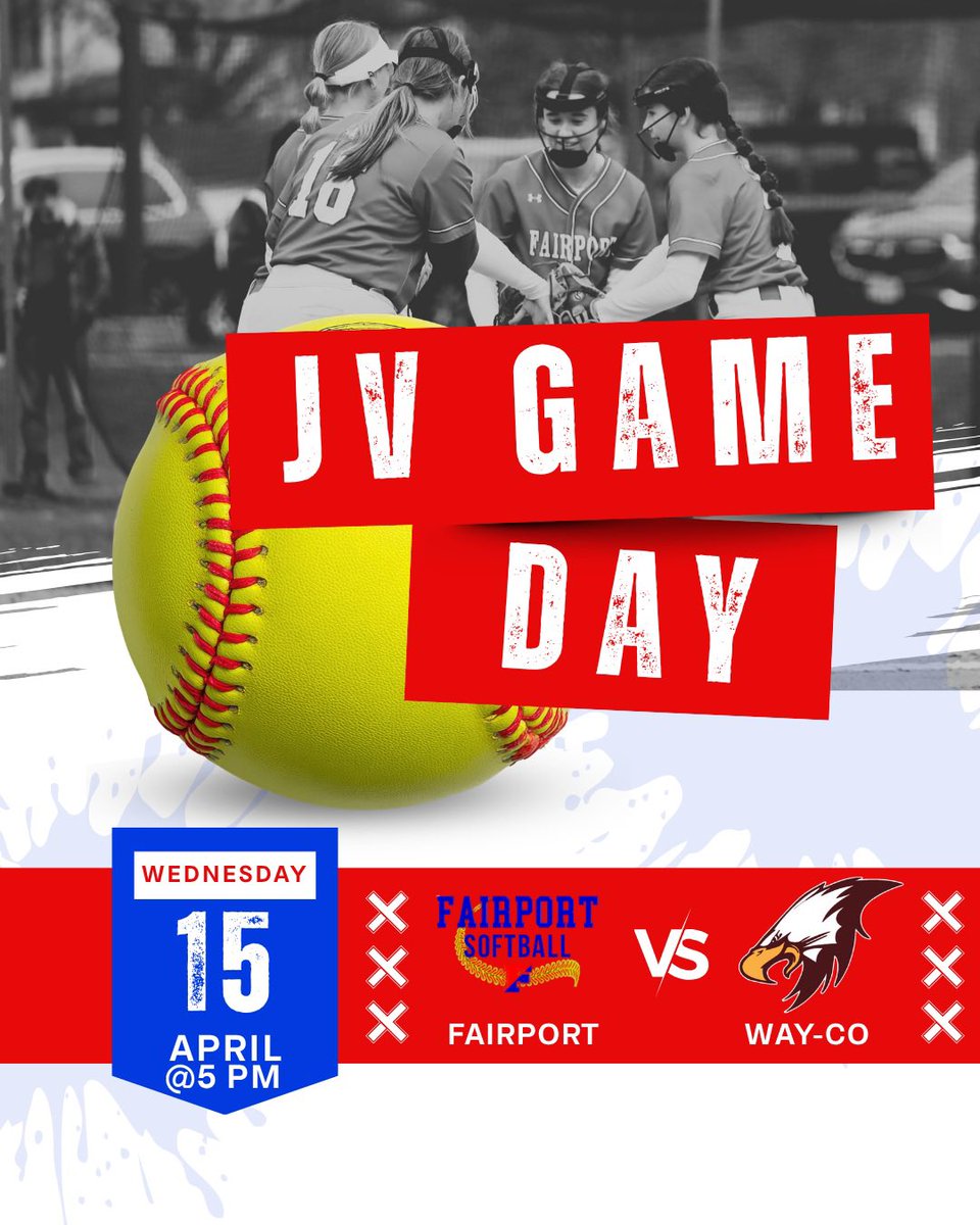 Game Day! Varsity is home while JV make the trip out to Way-Co, let’s goooo!
<a href="/PrimetimeBall_/">Primetime585⭕️</a> <a href="/PickinSplinters/">Paul Gotham</a> <a href="/SecVSoftball/">Section V Softball</a> <a href="/FCSDSports/">Fairport Athletics</a>
