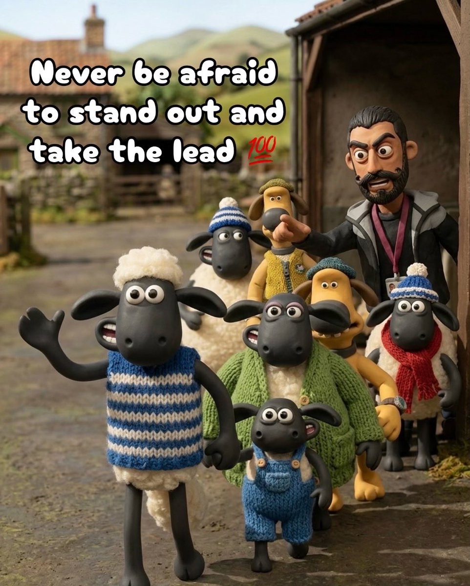 dilpreetdhinjan's tweet image. ✨Baa-lieve in Your Next Big Step 👣

Something that has always kept in my mind whenever I am unsure of what to do next is to focus on the next step 🙌🏼

It sounds simple but it’s all that is needed to stop overthinking on that ‘leap of faith’ 🫣

#ShaunTheSheep #Animation