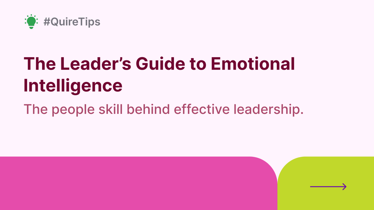 quire_io's tweet image. Leadership isn’t just about decisions—it’s about how they’re felt.

Understanding and responding to people is what turns plans into progress. Which skill matters most in your team? 👀 (1/2)

#leadership #peopleskills #productivitytips #leadershipdevelopment