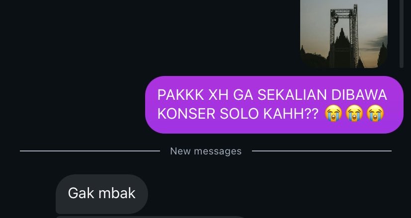 td aku dah tanya dijawab enggak. tp ya siapa tau berubah pikiran yaaa