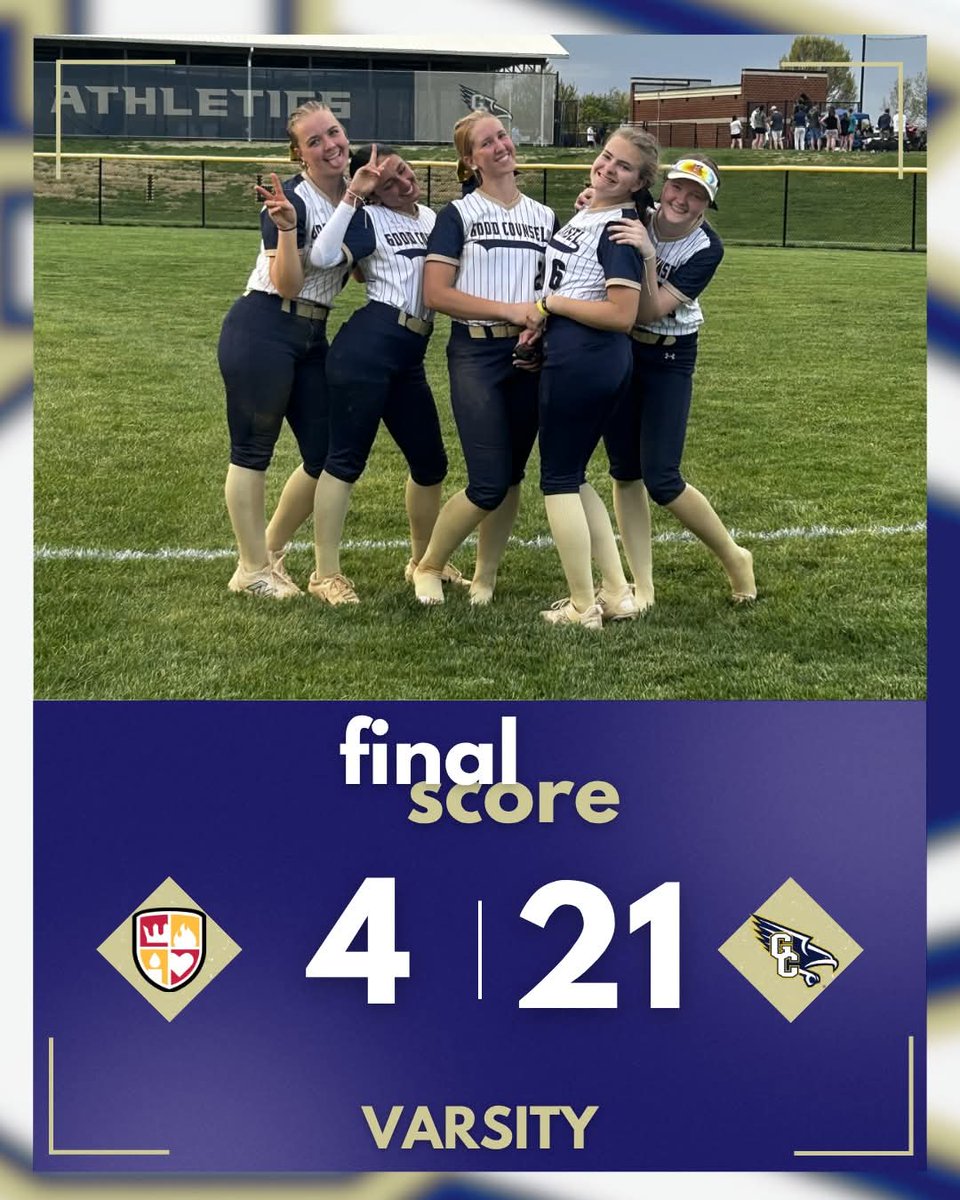 OLGCSoftball's tweet photo. 🔵FINAL SCORE!🟡 GC with victory on Senior Night!

Highlights:
Our Seniors went 10-18 with 2 2B, 1 3B, and 1 HR. They scored 13 Runs, knocked in 12 RBI, had 1 BB, and 2 HBP. The Seniors also turned a double play from Isabel to Liv.

1/ https://t.co/xD0SXd0fix