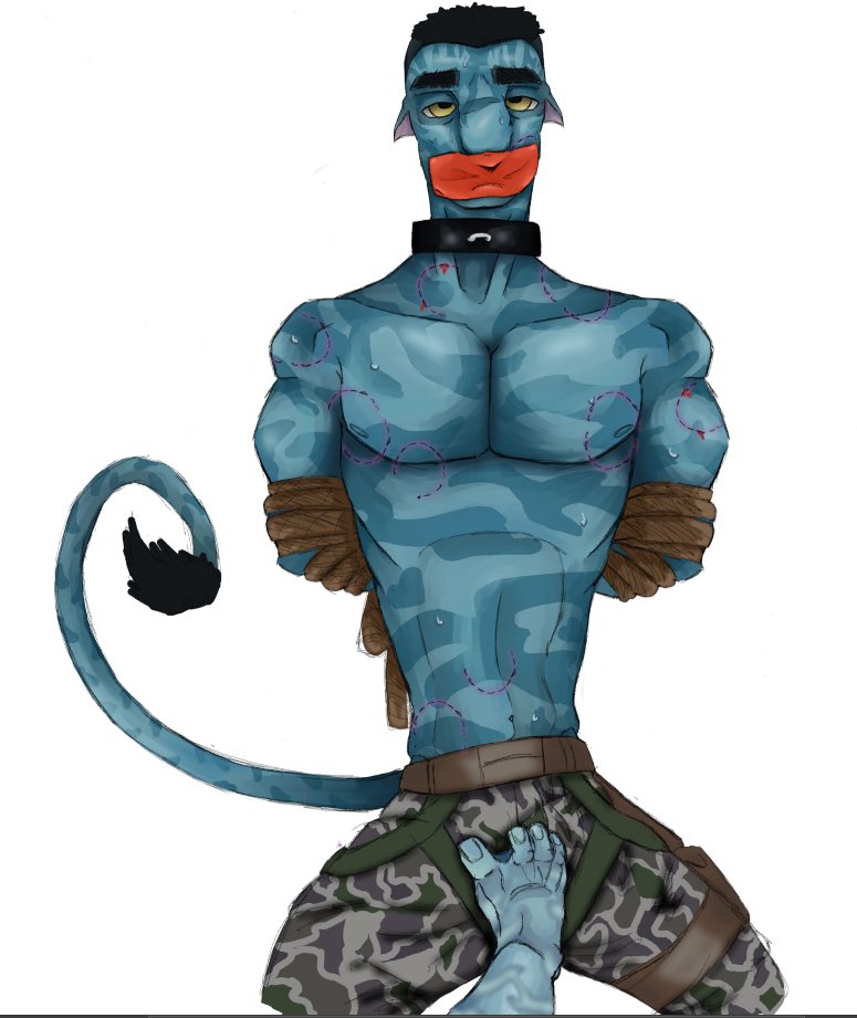 Its finished. #milesquaritch #Avatar #avatarfireandash #avatarwayofwater #avatarfanart #avatar #colonelmilesquaritch #colonelquaritch #ocxcanon #canonxoc #fireandash #wayofwater #avatarfanart #milesquaritch (also added bite marks to the other drawing)