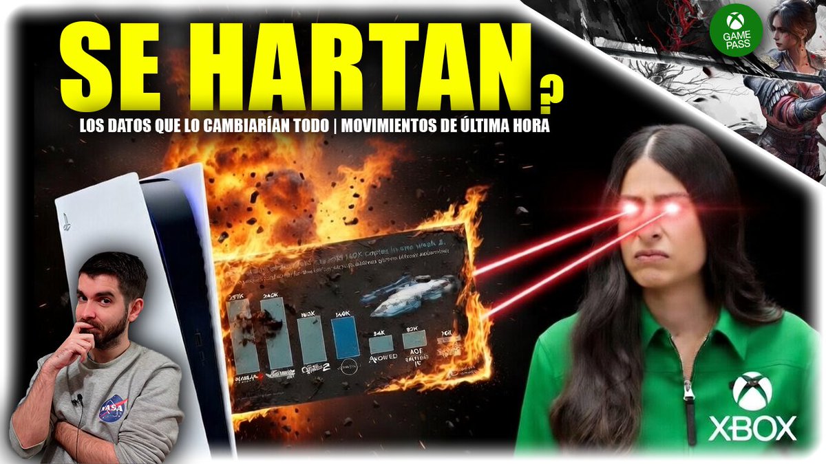 semonster66's tweet image. ⚠️NUEVO VÍDEO⚠️

🎮 ULTIMA HORA: Xbox ABANDONA PS5 por esto | GAME PASS destruye a Wuchang

Principal motivo posible?
-----------
✅ Vídeo: youtu.be/T4ia2UDh8GE
-----------

#Videojuegos #Xbox #PS5 #GamePass #Sony #PC #Steam #Microsoft #playstation #wuchang #FelizMiércoles