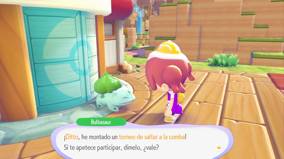 Pokemon_ES_ESP's tweet photo. ¡Va a comenzar el torneo de saltar a la comba de Bulbasaur!🌱🏆

Del 19 al 26 de abril, podrás saltar a la comba para conseguir premios, ¡incluido un trofeo! 

#PokemonPokopia https://t.co/UbIBVMv2Z3