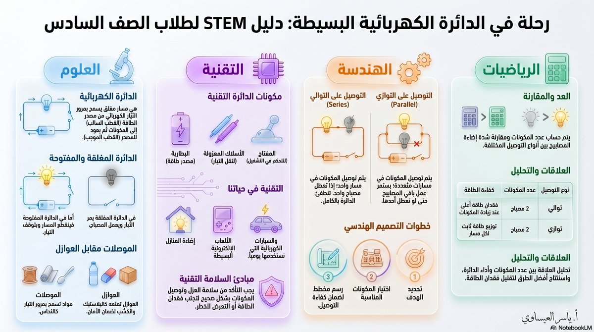 yassalais's tweet image. استكمالاً لسلسلة #برومبت_تعليمي وكما وعدناكم، برومبت اليوم خاص بإنشاء انفوجرافيك بناءً على عناصر #STEM وهي العلوم &amp;amp; التقنية &amp;amp; الهندسة &amp;amp; الرياضيات.

النتيجة البصرية في الصور (قبل - بعد)
البرومبت في اول رد جاهز للنسخ.

برأيكم، ما افضل درس يمكن تحويله الى نشاط STEM  بصري