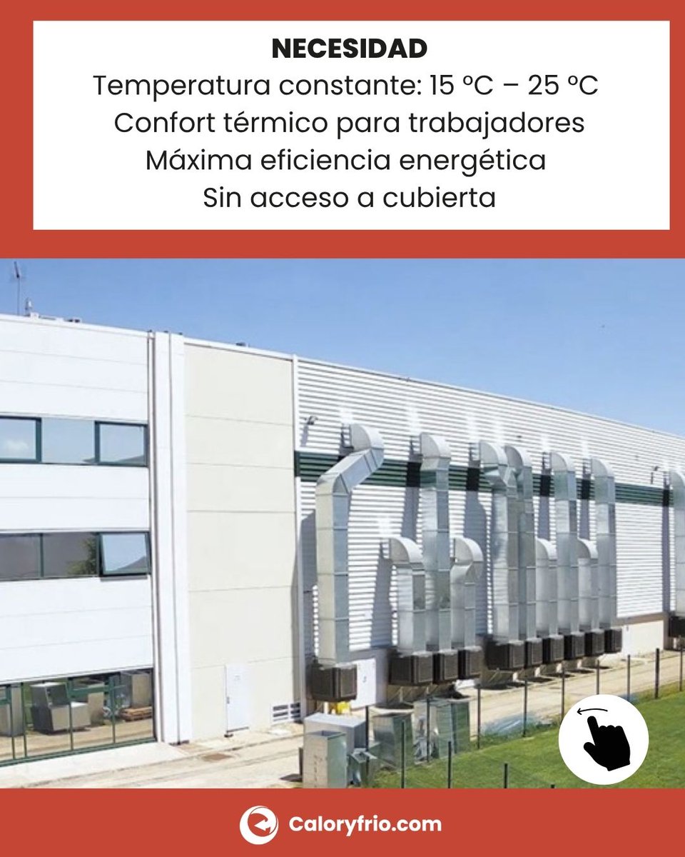 caloryfrio_web's tweet image. 🏭 9.000 m² de nave logística farmacéutica. Temperatura entre 15–25 °C obligatoria. Cubierta con placas solares: sin acceso.

La solución 👇👇👇

Ahorro estimado: +350.000 €/año 💡

presupuestos.caloryfrio.com/instalaciones-…

#ClimatizaciónEvaporativa #HVAC #EficienciaEnergética