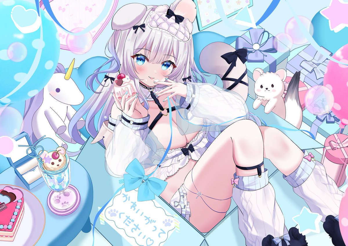 ニリム・スノーメルトさん(@NilimSnow_fsp )のお誕生日イラストを描かせていただきました!
ふわふわで可愛い雰囲気のニリムさんのお写真になります…🩵🫧 