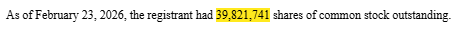 ItsProbablyLuck's tweet photo. $TTSH disclosed 39,606,692 shares outstanding as of 4/14 versus 39,821,741 as of 2/23. Have they been repurchasing shares? https://t.co/MRowl1yUgS