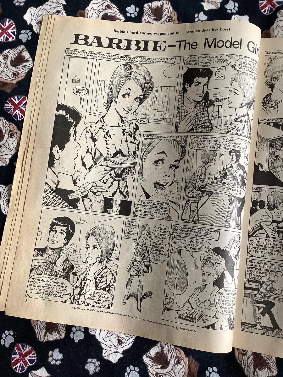 WatsonsVintage's tweet photo. NEW LISTING A Fun #giftforher VERY RARE Vintage 13 February, 1971 Princess Tina Comic - Comic Strip Stories incl. Barbie & Ken and more - Fun Nostalgic Birth Year Gift https://t.co/5NPSgtwwFV via @Etsy #VintageComics #PrincessTina #1971Gift #70snostalgia #Barbie #Ken #KitschGift https://t.co/nMmUpoOQS2