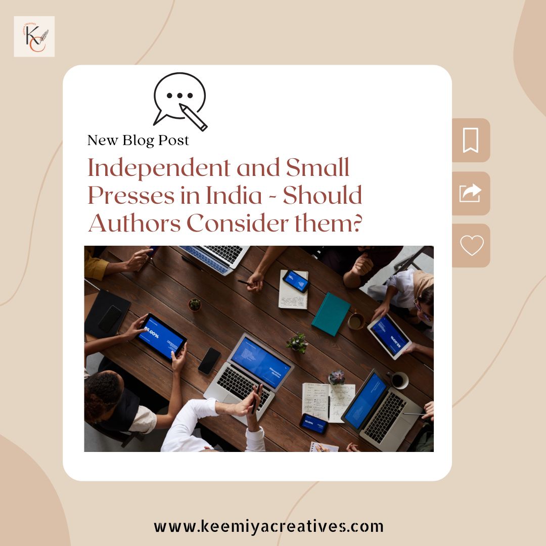 Keemiya_C's tweet photo. #NewonBlog
Independent Publishers in India and Reasons for Authors to Consider Publishing with Them
Read: https://t.co/mQk4qNAAdg https://t.co/2RXqa63Rn2