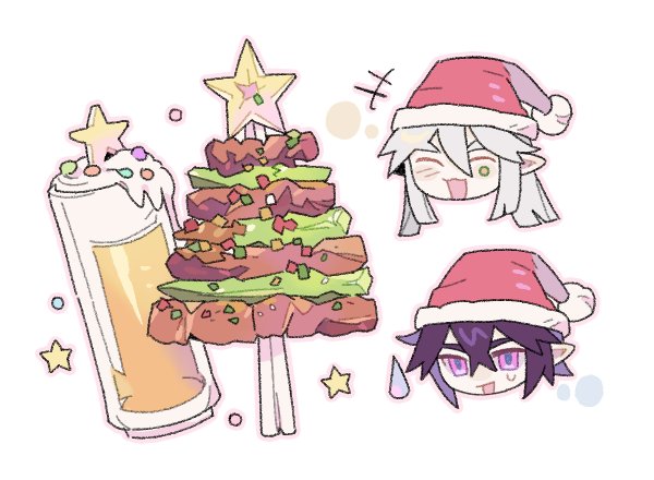 有很多节日图没发过……烤肉圣诞树很棒吧😋
#凹凸世界 #aotuworld