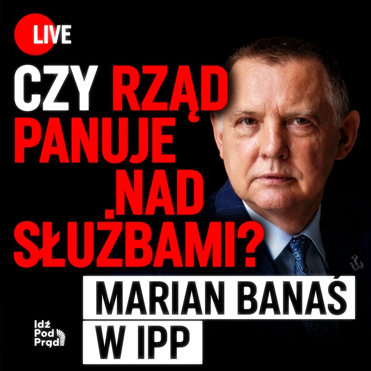 🟡#IPPTVNaŻywo DZIŚ o 13:00 [link w komentarzu]
🟨Prokuratorzy agentami tajnych służb? 🕵️‍♂️ Jan Piński ujawnia 🔍
🟨Marian Banaś w IPP 🎤: Potrzebne radykalne zmiany w służbach ⚠️;
🟨KSeF to zagrożenie 🚨; 
🟨Kibice ⚽ nie odpuszczają Nawrockiemu 
<a href="/Jan_Pinski/">Jan Piński</a> <a href="/marian_banas/">Marian Banaś</a>