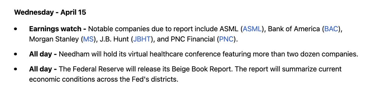 looklefttt's tweet image. 🗓️ #DATA, #EARNINGS, and other stock market related events for today