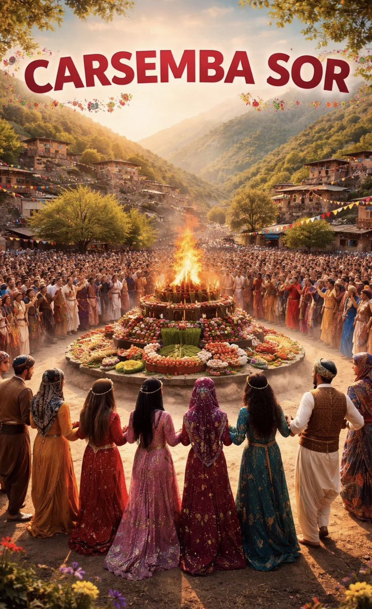 Çarşema Sor Gelê Ezidiyan Pîroz Be!
☀️🔥🦚
#ezidi #çarşamba