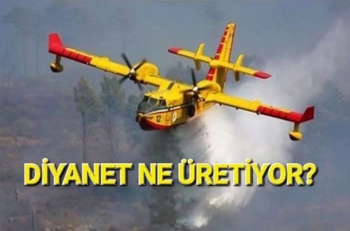 Diyanet ne üretiyor, biz neleri kaybediyoruz? ✈️🔥

🗓️ 5 günlük bütçe = 1 adet CL-415 uçak
🗓️ 1 aylık bütçe = 6 adet CL-415 uçak
Ormanlarımız küle dönerken bütçenin önceliği nerede? 

#Bütçe #OrmanYangını #Diyanet