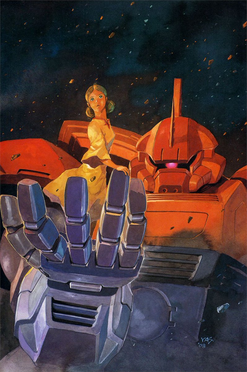 Lalah &amp; Char Custom Gelgoog by Yasuhiko Yoshikazu