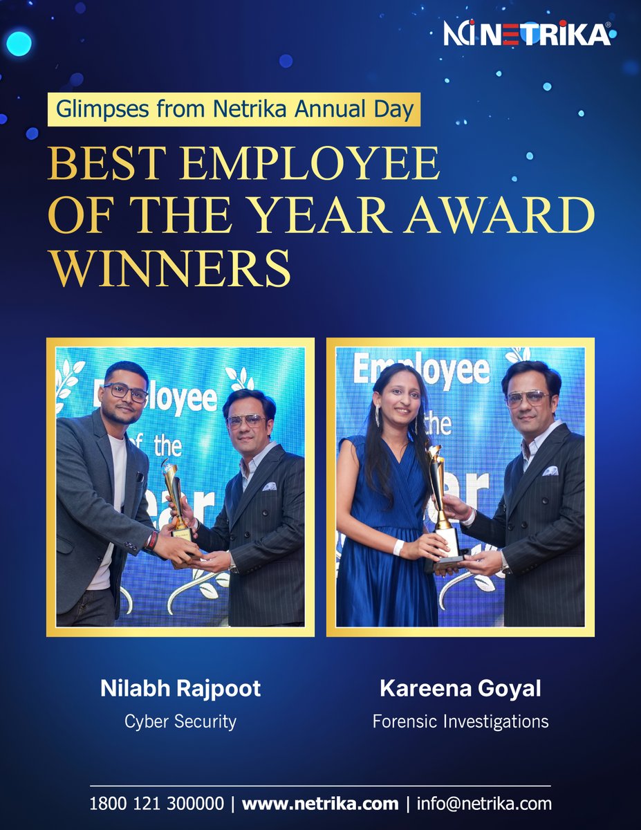 Netrika_PvtLtd's tweet image. One title. Two outstanding journeys. ✨

Employee of the Year goes to Nilabh Rajpoot &amp;amp; Kareena Goyal—for raising the bar, owning challenges, and creating impact beyond metrics. 👏

#EmployeeRecognition #TeamExcellence #Leadership #EmployeeOfTheYear
