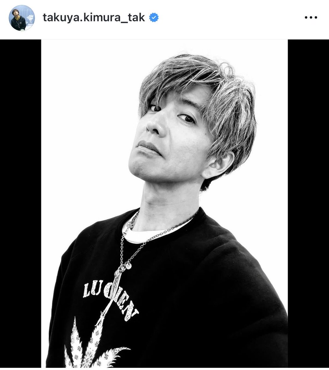 木村さんインスタ。 今日は昨年野口強氏がアーティスティック