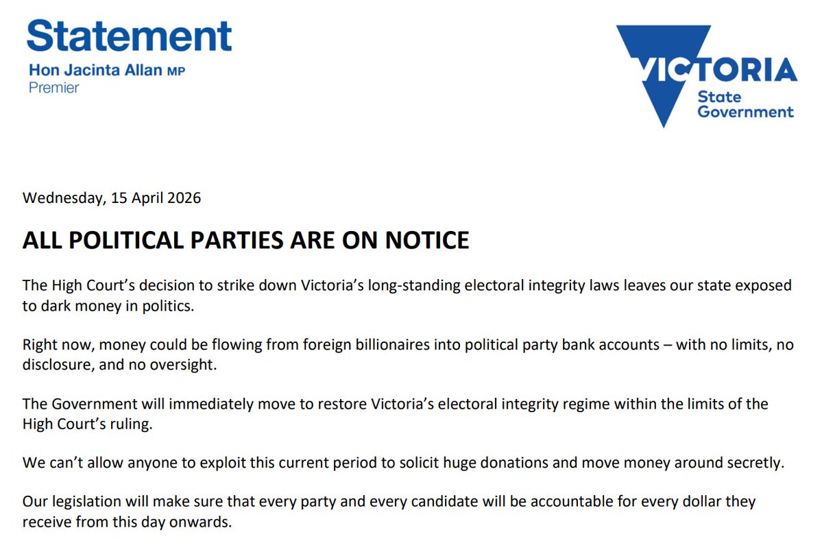 Libertarians Victoria 🌸 tweet media